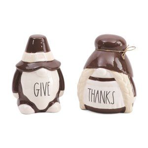 Rae Dunn GIVE THANKS Gnome set, NIB